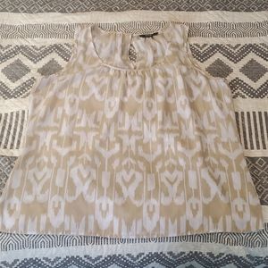 Sleeveless Tribal Pattern Blouse size XL
